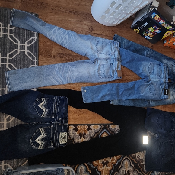Salvage, Bke, silver jeans Co, Buffalo, hollister, American eagle, buckle black, - Picture 5 of 9